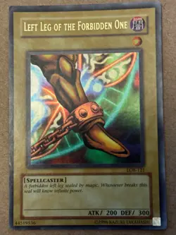YUGIOH Left Leg Of The Forbidden One - Image 1
