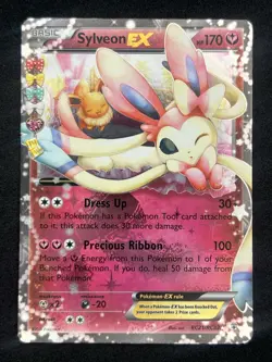 Pokemon TCG Sylveon EX RC21/RC32 Ultra Rare Full Art Holo Basic Generations - Image 1