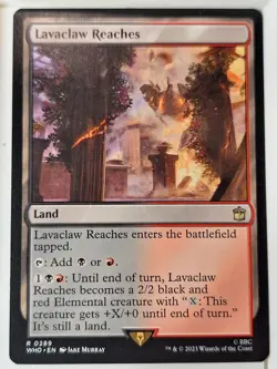 Lavaclaw Reaches - Commander: Doctor Who - Magic the Gathering MTG Nice! - Image 1