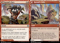 Magic the Gathering -MTG- Kazuul's Fury/Kazuul's Cliffs - Image 1