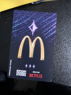 Mcdonald’s Kpop Demon Hunters Collectible Card, Rumi Holo 3 Star Rarity - Image 2