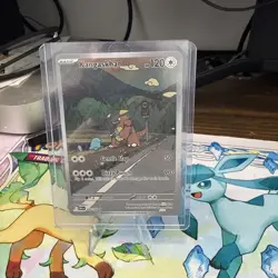 Pokemon TCG Kangaskhan Illustration Rare Destined Rivals Card 204/182 NM - Image 1