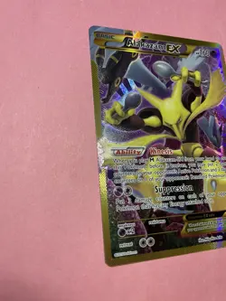 Alakazam EX (Secret) 125/124 XY - Fates Collide Pokemon Card NM - Image 2