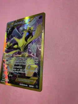 Alakazam EX (Secret) 125/124 XY - Fates Collide Pokemon Card NM - Image 4