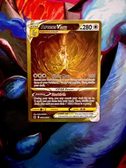 Pokemon Arceus VSTAR GG70/GG70 Crown Zenith Secret Rare Holo Card, HP 280 - Image 1