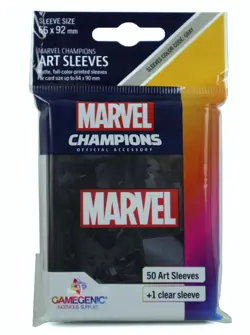 Marvel Champions The Card Game Art Sleeves LCS LCG 51 Pack Grey New - Image 1