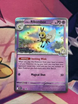 Lillie’s Ribombee -SVP 183 – Journey T. – B&B - Prerelease - SINGLE PROMO CARD - Image 1