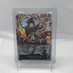 One Piece Card Game Portgas D Ace ST13-002 Alt Art Leader The Three Brothers NM - Image 1