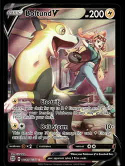 Pokemon Cards Boltund V TG13/TG30 Brilliant Stars Trainer Gallery Holo V Rare NM - Image 1