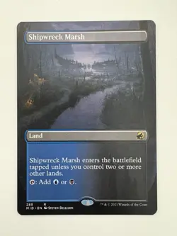 Shipwreck Marsh Borderless MTG Magic the Gathering Card NM Near Mint MID - Image 1