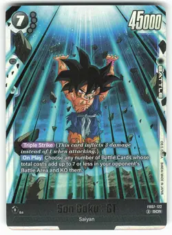 Son Goku: GT FB07-122 SCR Fusion World Dragon Ball Super Card - Image 1