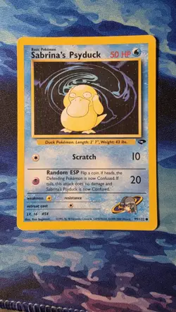 Sabrina's Psyduck 99/132 Pokemon Card - Image 1