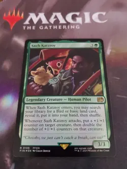 Mtg. Sazh Katzroy. Foil. Final Fantasy. Pack Fresh - Image 1