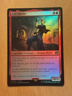MTG Magic the Gathering Zell Dincht Foil Final Fantasy NM - Image 1