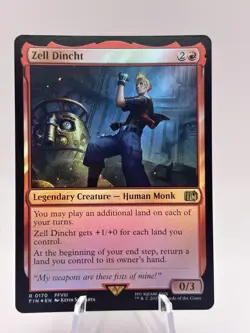 Zell Dincht 0170 Foil Final Fantasy FIN MTG NM - Image 1