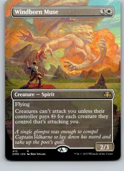 Windborn Muse (Borderless) Dominaria Remastered Regular - Image 1