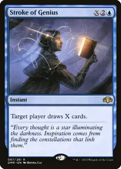 ~1x Stroke of Genius x1 ~NM~ DMR Magic the Gathering MtG~ - Image 1
