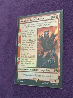 Summon: G.F. Cerberus - 0162 - Foil - Final Fantasy MTG - NM - Image 2
