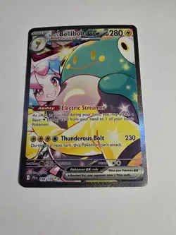 Pokemon TCG Iono's Bellibolt EX Journey Together Ultra Rare Holo Card 183/159 - Image 1