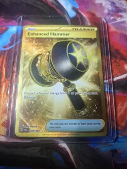 Pokemon TCG Enhanced Hammer Twilight Masquerade Holo Card 224/167 Sv06 - Image 1