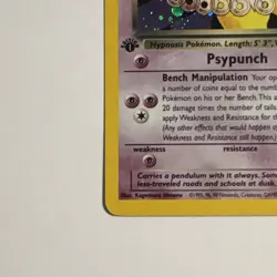 Pokemon Dark Hypno 9/82 Team Rocket 1st Edition Holo Rare 60 HP - Image 4