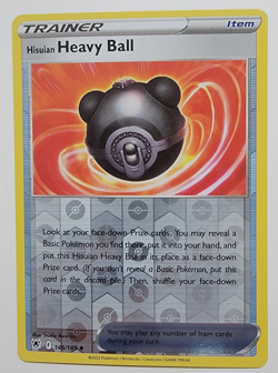 Hisuian Heavy Ball 146/189 Reverse Holo Near Mint Pokemon TCG SWSH10 Astral Radi - Image 1