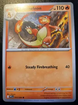 Charmeleon 012/094 Common Phantasmal Flames Pokemon TCG - Image 1