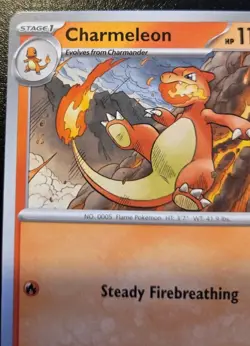 Charmeleon 012/094 Common Phantasmal Flames Pokemon TCG - Image 2