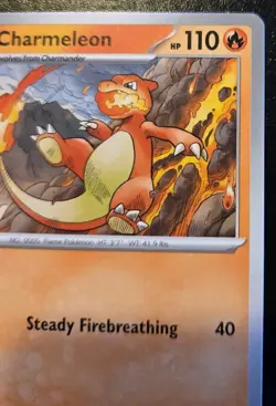 Charmeleon 012/094 Common Phantasmal Flames Pokemon TCG - Image 3