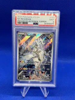Pokemon Journey Together N’s Reshiram 167/159 Illustration Rare PSA 9 MISLABELED - Image 1