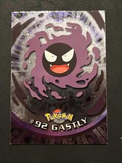 Pokemon: Topps (TV Animation)- Gastly 92 (holo) Foil - Image 2