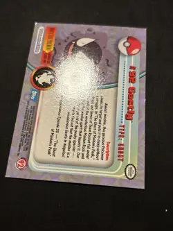 Pokemon: Topps (TV Animation)- Gastly 92 (holo) Foil - Image 5