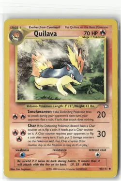 Pokemon Quilava (47) Uncommon Neo Genesis 047/111 - Image 1