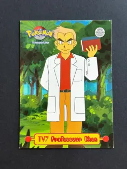 Pokemon - TV Animation - TOPPS - TV7 Professeur Chen - Blue Logo - Occasion - FR - Image 1