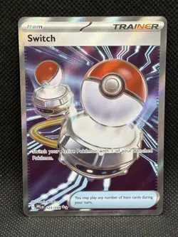 Pokemon TCG SWITCH 123/094 Phantasmal Flames Full Art Ultra Rare - Image 1