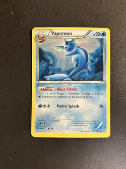 Pokemon Vaporeon 22/98 XY Ancient Origins Uncommon Stage 1 90 HP 70 Attack - Image 1
