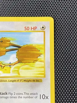 Pokemon Base Set Common Doduo 48/102 1st Edition Shadowless Grey Stamp LP+ - Image 3