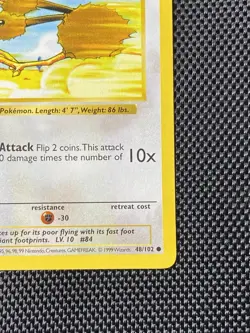 Pokemon Base Set Common Doduo 48/102 1st Edition Shadowless Grey Stamp LP+ - Image 4