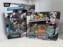 *SEALED* Pokemon Black Bolt and White Flare Binder + Poster Collection - Image 1