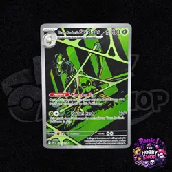 Team Rocket's Spidops 187/182 Sv10: Destined Rivals Illustration Rare Pokemon - Image 1