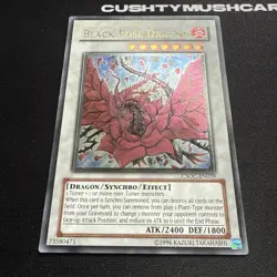 YUGIOH BLACK ROSE DRAGON ULTIMATE RARE CSOC-EN039 - Image 2