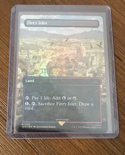 Fiery Islet (Borderless) Universes Beyond: Assassin's Creed Foil - Image 1