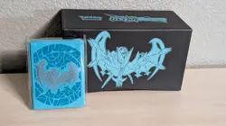 Pokemon Sun & Moon 2018 Ultra Prism Empty ETB Box With Matching Card Sleeves - Image 1