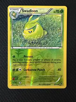 Swadloon~Reverse Holo~ Tomokazu Komiya Gallery~ Pokemon Cards - Image 1