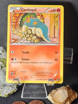 Cyndaquil 18/162 XY BREAKthrough Pokemon Card - NM/LP Tomokazu Komiya Art! - Image 1