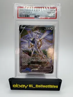 Arceus V PSA 10 Pokemon English Card Brilliant Stars 166/172 Alternate Art 2022 - Image 1