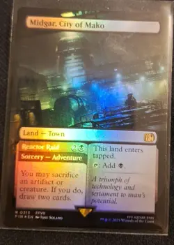 Midgar, City of Mako (Borderless) Final Fantasy Foil - Image 1