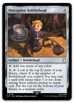 Perception Bobblehead #139 (LP) Fallout PIP Magic MTG - Image 1
