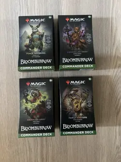 Bloomburrow Commander Deck MTG Magic Set Of 4 - Sealed - Image 1