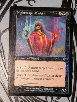 MTG *FOIL* Invasion Rare NIGHTSCAPE MASTER SP - Image 1